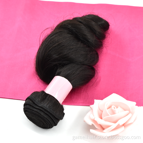 2021 new popular GMWIG hair 100% human brazilian virgin loose wave hair bundles with no chemical process